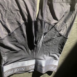 Nike Pro running shorts metallic grey purple M NWT